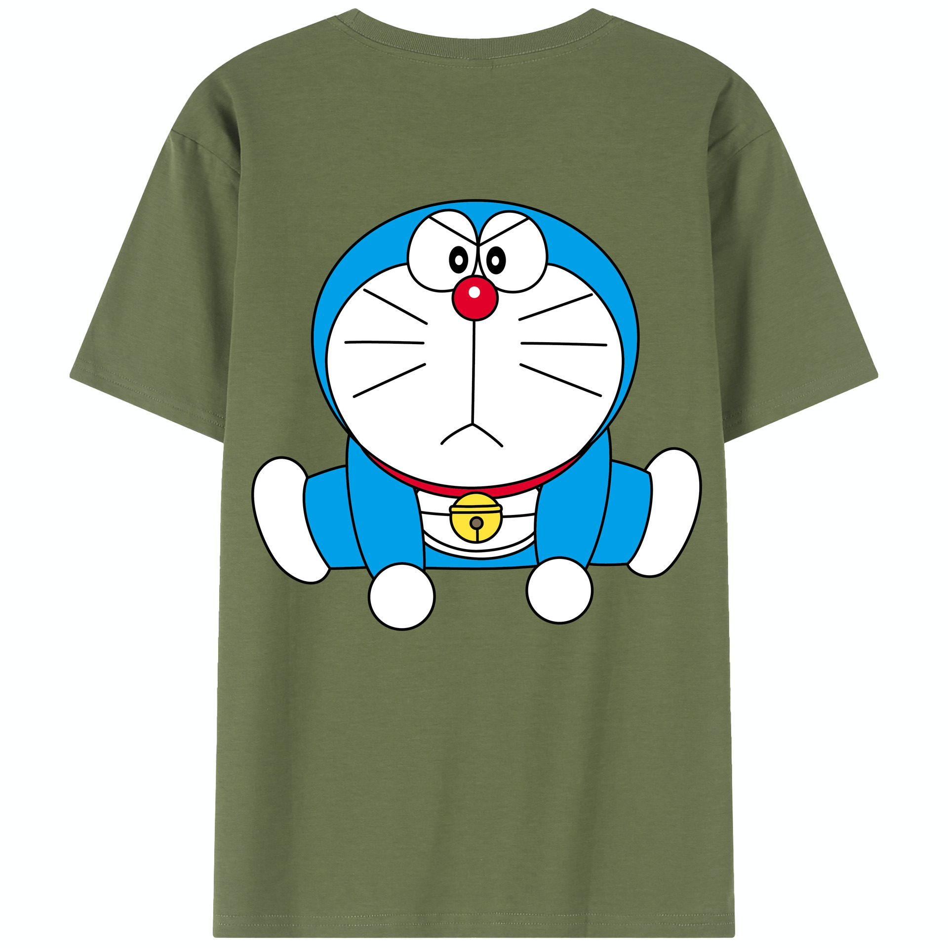 （画像用） ドラえもん Doraemon 綿100％半袖Tシャツ（背面プリント）